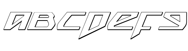 Snubfighter 3D Italic  Free Fonts Download