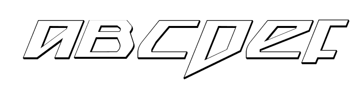 Snubfighter 3D Italic  Free Fonts Download