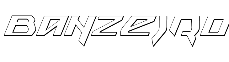 Snubfighter 3D Italic  Free Fonts Download