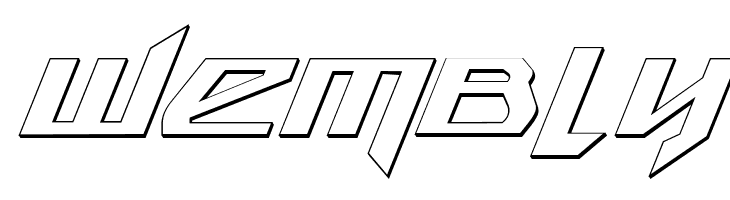 Snubfighter 3D Italic  Free Fonts Download