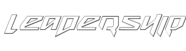 Snubfighter 3D Italic  Free Fonts Download