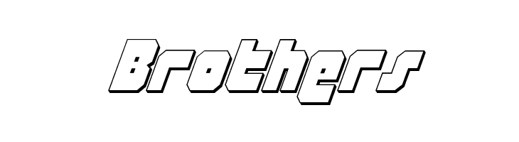 Alpha Taurus 3D Italic  Free Fonts Download