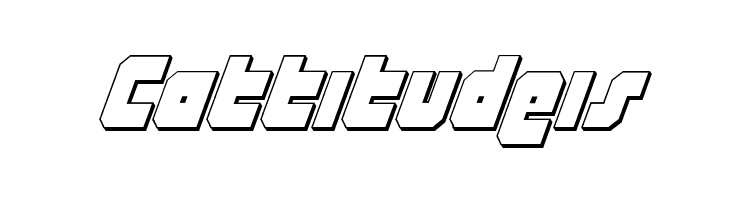 Alpha Taurus 3D Italic  Free Fonts Download