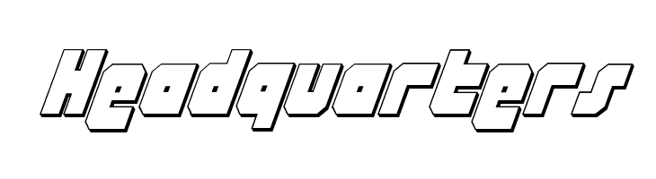 Alpha Taurus 3D Italic  Free Fonts Download