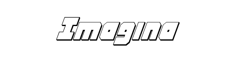 Alpha Taurus 3D Italic  Free Fonts Download