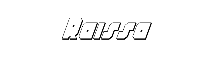 Alpha Taurus 3D Italic  Free Fonts Download