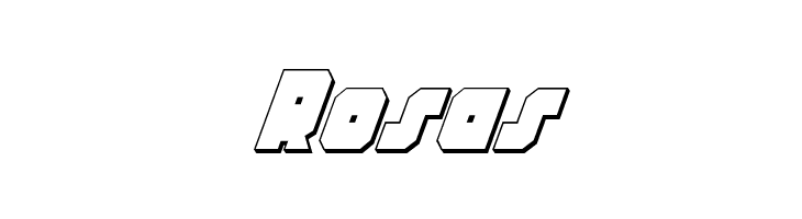 Alpha Taurus 3D Italic  Free Fonts Download