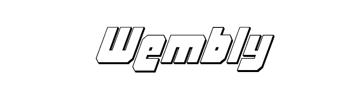 Alpha Taurus 3D Italic  Free Fonts Download