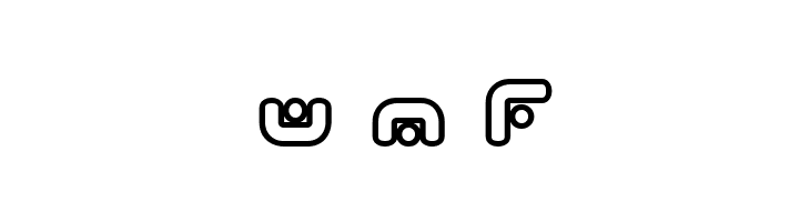 hybrid Outline  Free Fonts Download