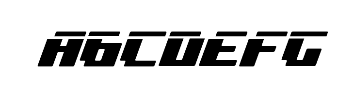 bad robot italic laser  Free Fonts Download