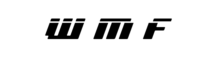bad robot italic laser  Free Fonts Download