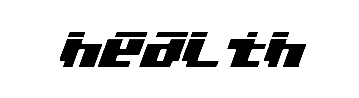 bad robot italic laser  Free Fonts Download