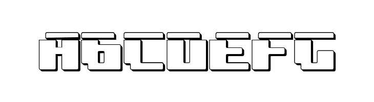 bad robot laser 3d  Free Fonts Download