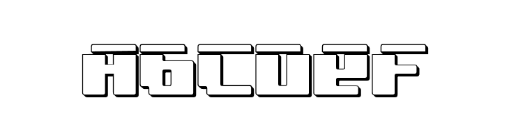 bad robot laser 3d  Free Fonts Download