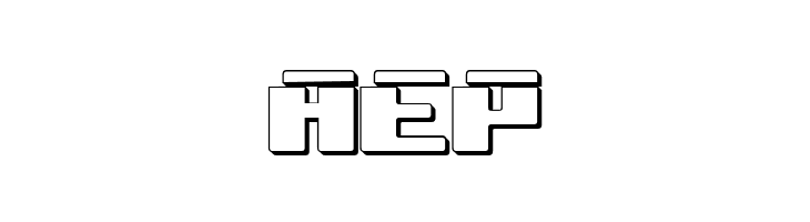 bad robot laser 3d  Free Fonts Download