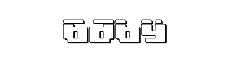 bad robot laser 3d  Free Fonts Download