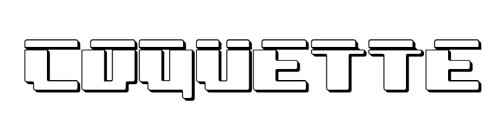 bad robot laser 3d  Free Fonts Download