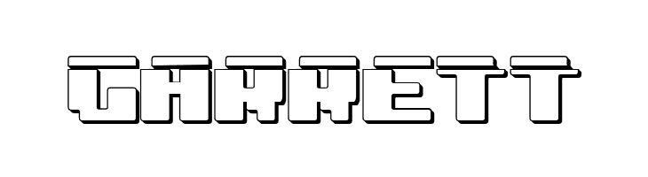 bad robot laser 3d  Free Fonts Download