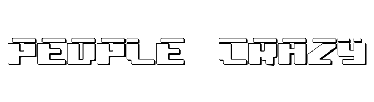 bad robot laser 3d  Free Fonts Download