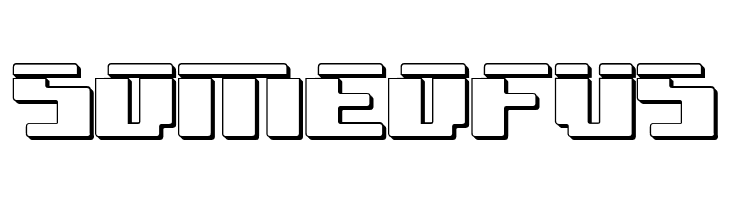 bad robot laser 3d  Free Fonts Download