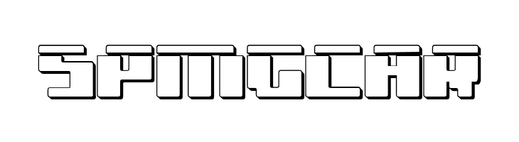 bad robot laser 3d  Free Fonts Download