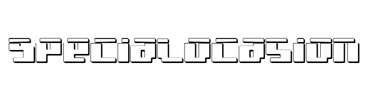 bad robot laser 3d  Free Fonts Download