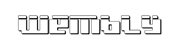 bad robot laser 3d  Free Fonts Download