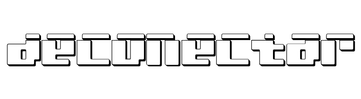 bad robot laser 3d  Free Fonts Download