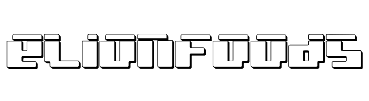 bad robot laser 3d  Free Fonts Download