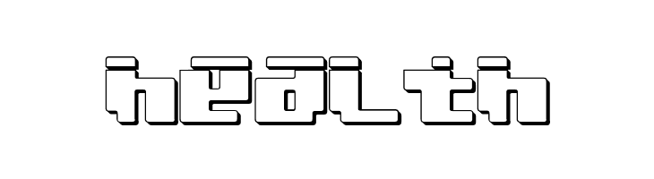 bad robot laser 3d  Free Fonts Download