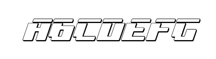 bad robot ital3dl  Free Fonts Download