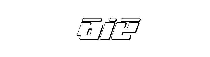 bad robot ital3dl  Free Fonts Download