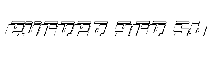 bad robot ital3dl  Free Fonts Download