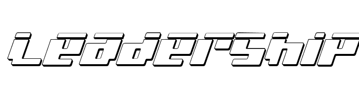 bad robot ital3dl  Free Fonts Download