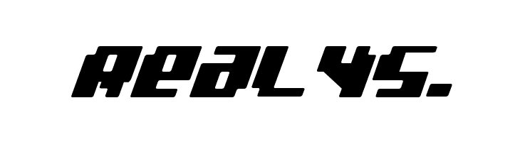 bad robot italic  Free Fonts Download