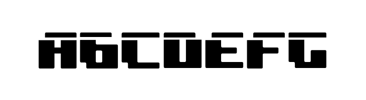 bad robot laser  Free Fonts Download