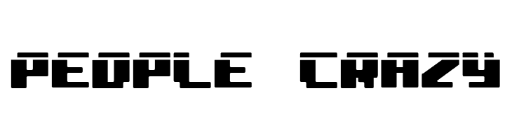 bad robot laser  Free Fonts Download