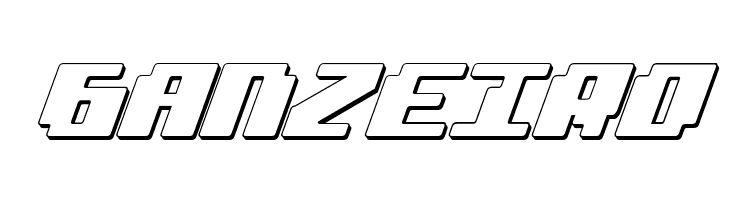 bad robot 3d italic  Free Fonts Download