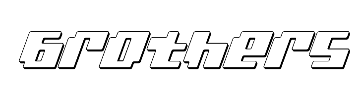 bad robot 3d italic  Free Fonts Download