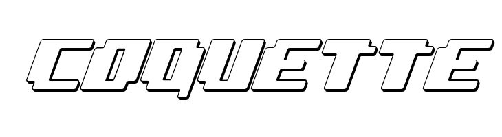 bad robot 3d italic  Free Fonts Download