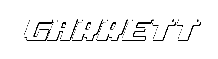 bad robot 3d italic  Free Fonts Download