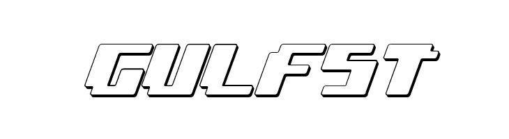 bad robot 3d italic  Free Fonts Download