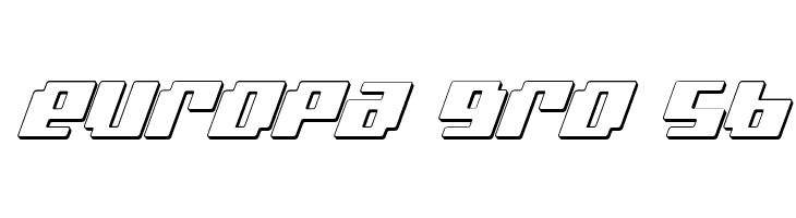 bad robot 3d italic  Free Fonts Download