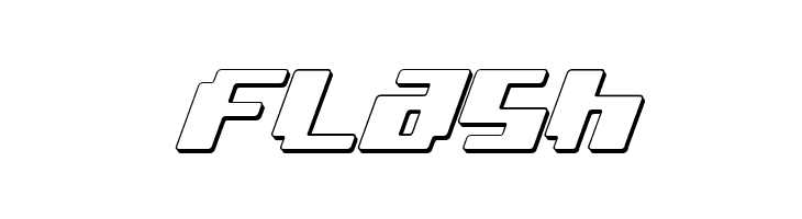 bad robot 3d italic  Free Fonts Download