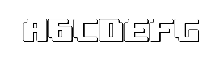 bad robot 3d  Free Fonts Download