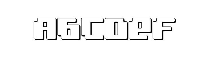 bad robot 3d  Free Fonts Download