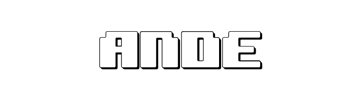 bad robot 3d  Free Fonts Download