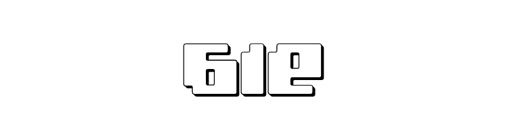 bad robot 3d  Free Fonts Download