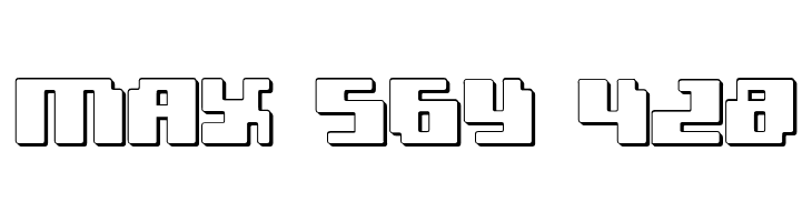 bad robot 3d  Free Fonts Download