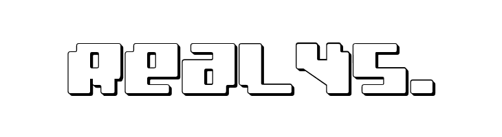 bad robot 3d  Free Fonts Download